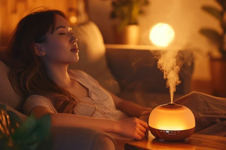 Silent aromatherapy diffuser